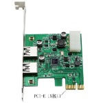 PCI-e USB3.0擴充卡2P WIN10免驅