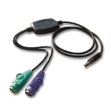 ATEN 雙PS2轉USB  UC10KM
