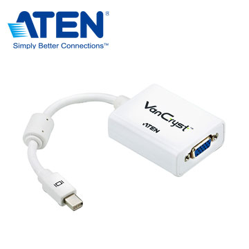 ATEN MiniDisplay轉VGA轉換(VC92
