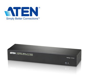 ATEN 1:8VGA視訊分配+音訊 VS010