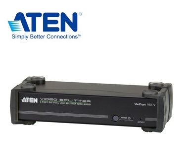 ATEN 1:2DVI同步音訊VS172