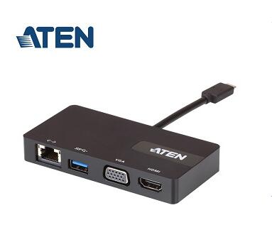 ATEN USB-C 多功能迷你擴充盒(UH