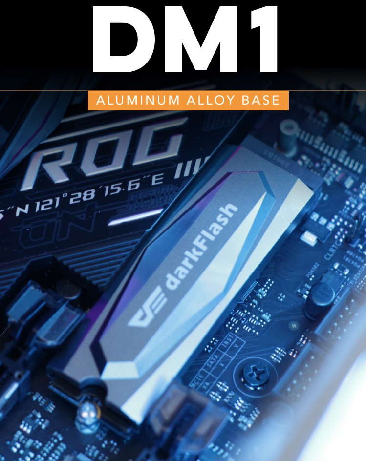 darkFlash DM1 M.2 2280 SSD散熱