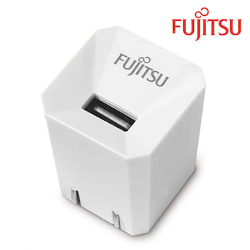 富士通USB充電器1A 白