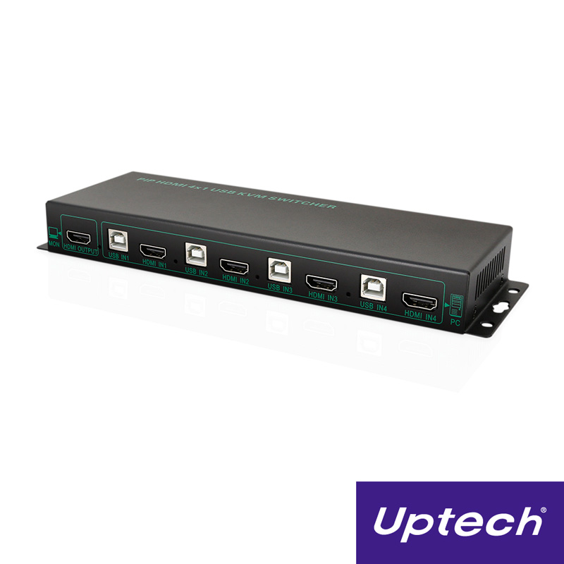 KVM450(4K) 4-Port HDMI USB電腦