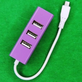 吃雞神器 micro安卓OTG數據線 HUB帶供電壹拖三 手機接U盤 V8壹分 高速 筆記型電腦擴充 4孔usb 分線器(轉接器系列)