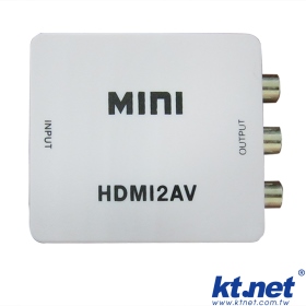 HDMI數位轉成AV類比影音訊號轉換器◆將HDMI數位訊號轉成AV類比影音訊號◆最大解析度1080P◆USB供電 (054517160111) HDMI母轉其它系列 影音傳輸器系列