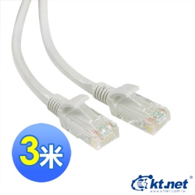 KTNET RJ45 C6 網路線 3米 (054115150111) 網路線系列