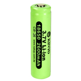 【KINYO】18650鋰電池2600mAh CB-26