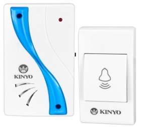 KINYO 交流式遠距離無線門鈴 (DBA-375)(071318040111) 無線門鈴系列