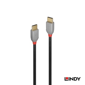 【LINDY】ANTHRA LINE USB 2.0 TYPE-C 公 TO 公 傳輸線, 3M