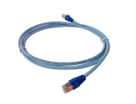 Cat6A F/FTP低煙無毒多股短線5米（藍色）