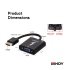 LINDY 林帝 HDMI TO VGA + AUDIO 轉接器  38195A(085318090011) HDMI公轉其它系列 影音傳輸器系列